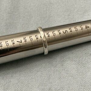 925 Sterling Silver Hammered Ring